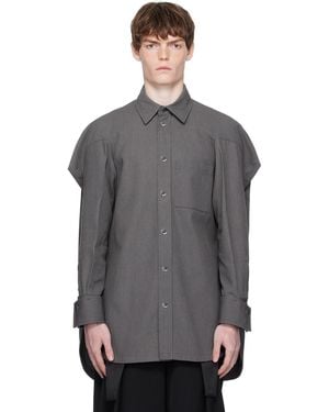 Jean Paul Gaultier Canvas Shirt - Black