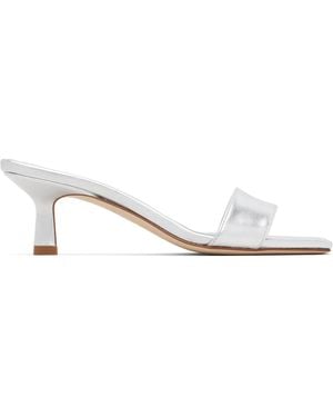 Aeyde Gilly Leather Heeled Sandals - Black