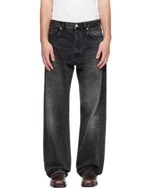sunflower Wide Twist Jeans - Black