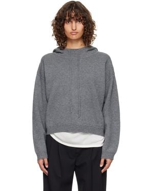 Loulou de Saison グレー Sarla Lds カシミヤ フーディ