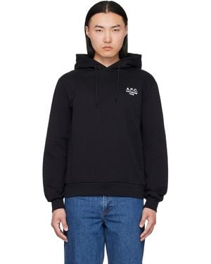 A.P.C. Standard 'Rue Madame' Hoodie - Black