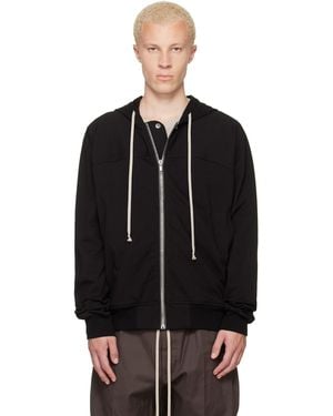 Rick Owens Tower Windbreaker Hoodie - Black