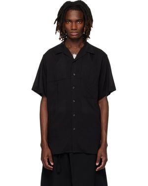 Yohji Yamamoto Panel B Shirt - Black