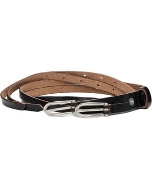 Our Legacy Twin Tongue Belt - Brown