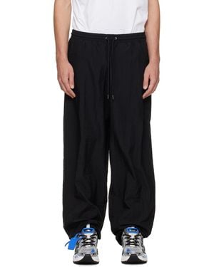 Off-White c/o Virgil Abloh Glossy Arrow Nylon Relax Track Trousers - Black