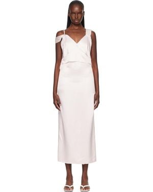 TOTEME V-Neck Slip Maxi Dress - Black