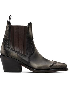 DSquared² Magliano Edition D2 Heeled Ankle Boots - Black