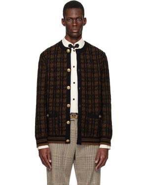 Valentino Wool Cardigan - Black
