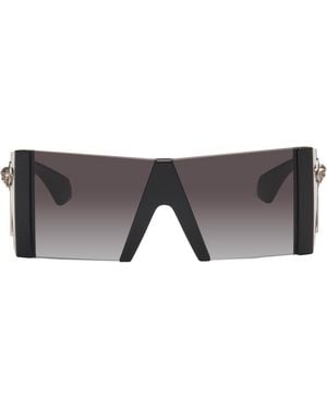 Versace Edge Mask Sunglasses - Grey