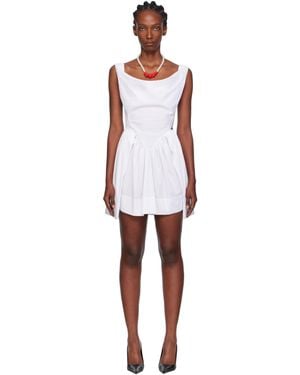 Vivienne Westwood Sunday ミニドレス ホワイト | Lyst