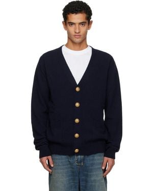 Balmain Eco-Cashmere Cardigan - Blue
