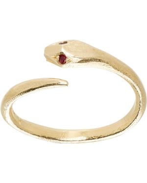 Seb Brown Serpent Ring - Metallic