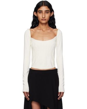 Mugler Ottoman Long Sleeve T-Shirt - Black