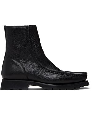 Hereu Riera Sport Grainy Boots - Black
