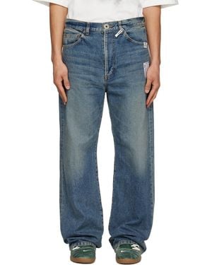Maison Mihara Yasuhiro Flared Jeans - Blue