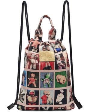 Vivienne Westwood Canvas Teddies Pippa Drawstring Backpack - Multicolour