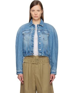 Jacquemus 'The Ovalo De-Nîmes' Denim Jacket - Blue