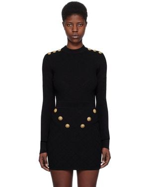Balmain カットアウト ボディスーツ - ブラック