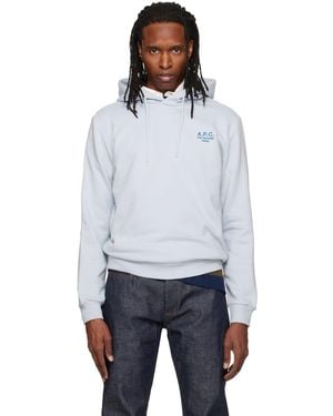 A.P.C. Standard 'Rue Madame' Hoodie - Gray