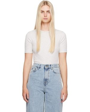 TOTEME グレー Classic Tシャツ - ブルー