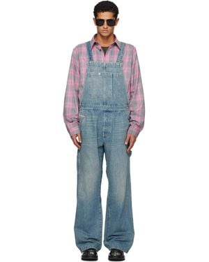DIESEL D-Framu-U Denim Overalls - Black