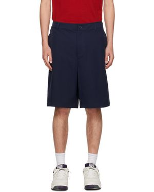 Lacoste ネイビー Ultra Dry ショートパンツ - ブルー