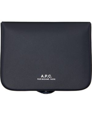 A.P.C. Josh Coin Wallet - Blue