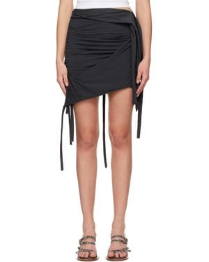 OTTOLINGER Drape Miniskirt - Black