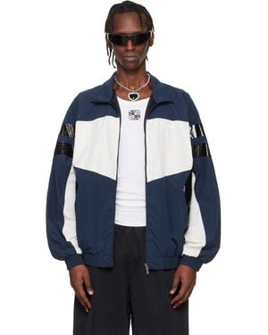 Vetements Taped Track Jacket - Blue