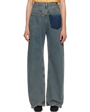 MM6 by Maison Margiela Back-To-Back Jeans - Blue