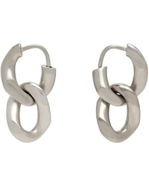 Maison Margiela Gourmette Collection Earrings - Black