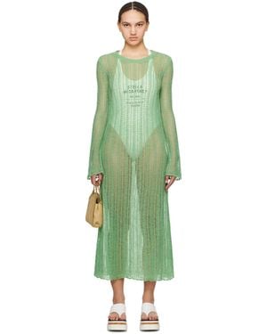 Stella McCartney Green Airy Maxi Dress