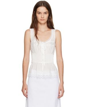 GUIZIO Lille Pintuck Top - Black