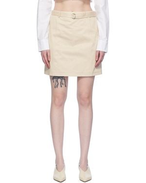 Elleme Belted Miniskirt - Black