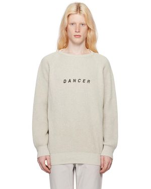 Dancer Off- Printed Sweater - Natural
