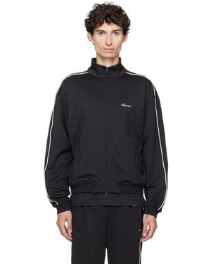 Represent Taped Track Jacket - Black