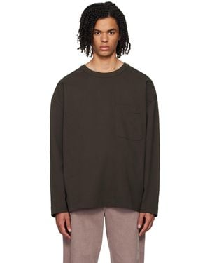 Lemaire Long Sleeve T-Shirt - Black