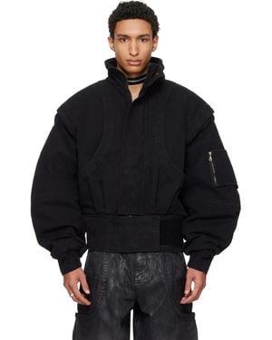 HYACYN Anatnom Bomber Jacket - Blue