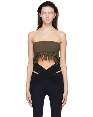 Dion Lee Cotton Bandeau - Black
