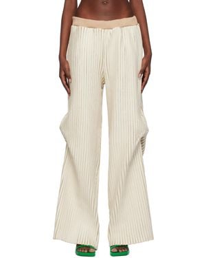 Stanley Raffington Ssense Exclusive Off- & Trousers - Natural