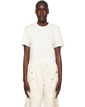 Dion Lee White Garter T-shirt