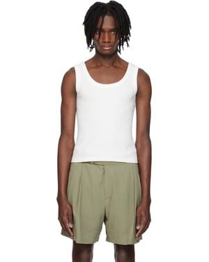 RECTO. Off- Scoop Neck Jersey Tank Top - Multicolour
