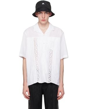 Marine Serre White Regenerated Household Shirt