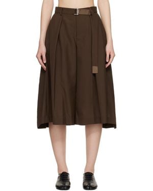Sacai Suiting Shorts - Black