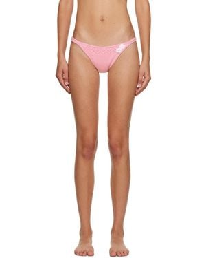 GUIZIO Frankies Bikinisエディション ピンク Tide ビキニボトム - マルチカラー