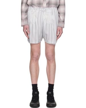 Collina Strada Flower Stripe Odeon Boxer Shorts - Multicolour