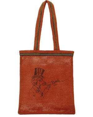 Bode Netting Tote - Red