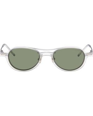Maison Kitsuné A. Society Edition Hikari Clip-On Sunglasses - Green