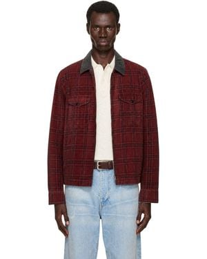 RRL Check Corduroy Jacket - Red