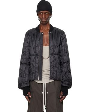 Rick Owens Moncler + Geocamo Flight Down Jacket - Black